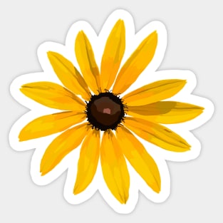 Black-Eyed Susan (Red) Sticker